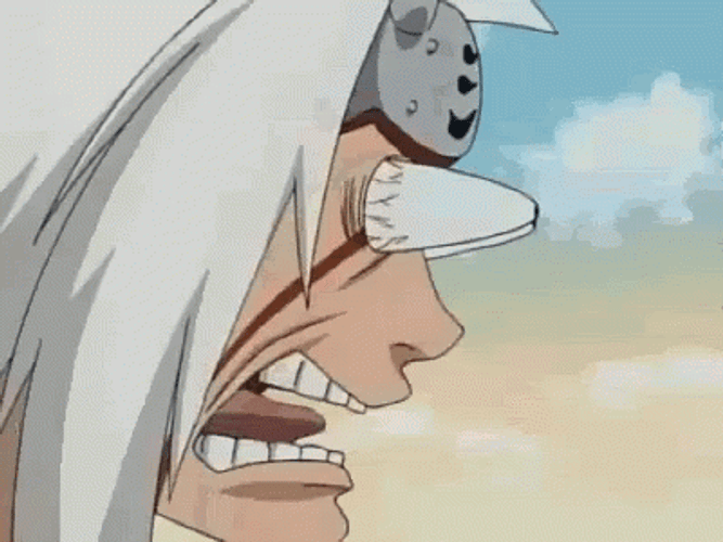 Jiraiya Surprised And Funny Expression GIF