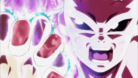 Jiren Full Power Battle With Goku Ultra Instinct GIF