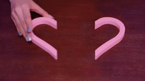 Jisoo Heart Break Magnet GIF