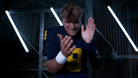 Jj Mccarthy Clapping While Smiling GIF