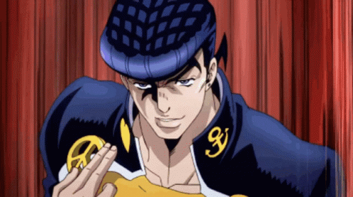 Jjba Jotaro Kujo Saying Something GIF