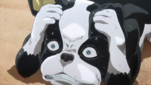 Jjba Scared Iggy On Make GIF