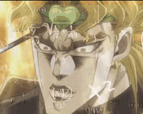Jjba Dio Brando Confused Thought Anime GIF