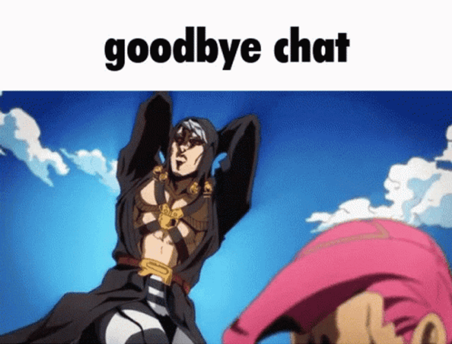 Jjba Goodbye Chat Risotto GIF