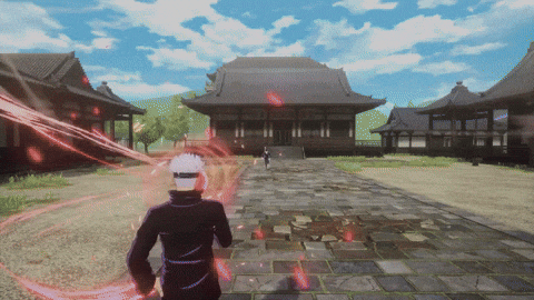 Jjk Gojo Attacking GIF