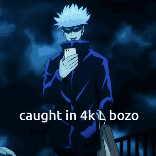 Jjk Gojo Caught In 4k GIF