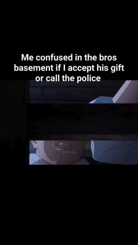 Jjk Me Confused In Bros Basement GIF