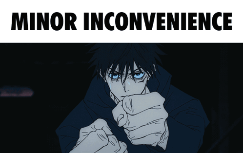 Jjk Megumi Minor Inconvenience GIF