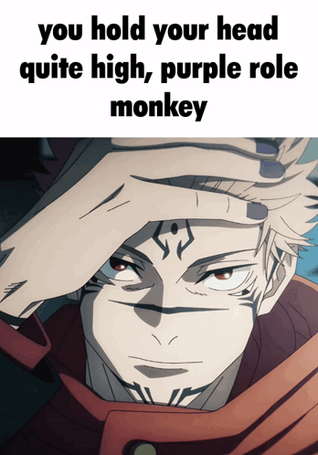 Jjk Sukuna Purple Role Monkey GIF