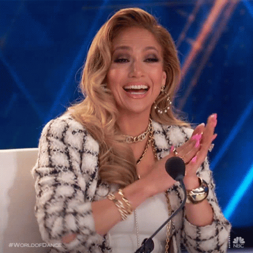 Jlo Smiling Waving Hi GIF