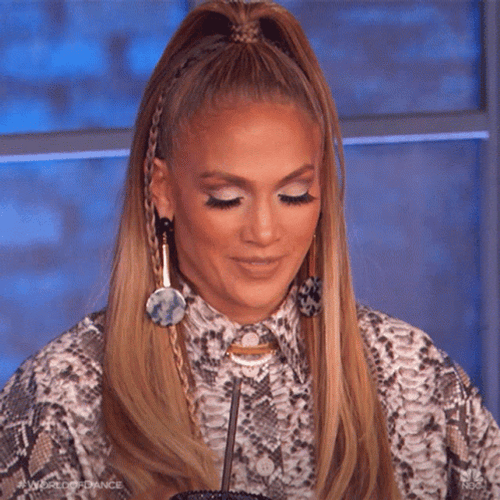 Jlo Cheeky Smile GIF