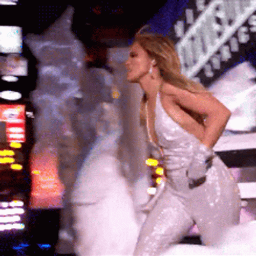 Jlo Doing Knee Slide GIF