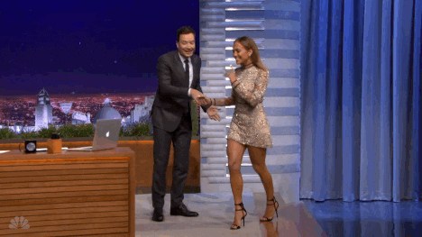 Jlo Guesting On Tonight Show With Jimmy Falon GIF