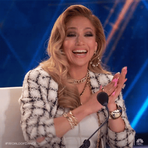 Jlo Smiling Waving Hi GIF