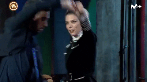 Joana Costa Dancing With A Man Salsa GIF