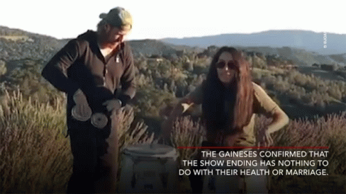 Joanna Gaines And Chip Playing Drums GIF