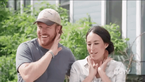 Joanna Gaines Flexing Her Earrings GIF