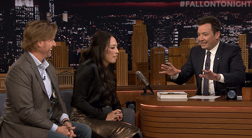 Joanna Gaines Jimmy Fallon Show GIF