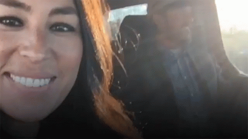 Joanna Gaines Riding With Chip GIF