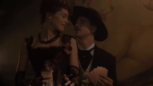 Joanna Pacula And Johnny Ringo Tombstone GIF
