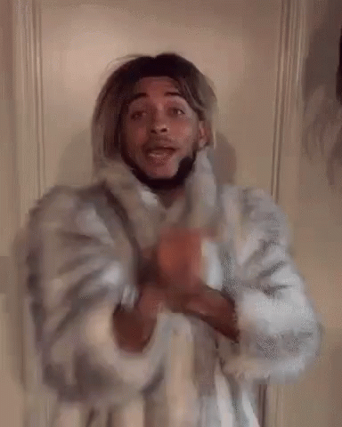 Joanne The Scammer Air Punch GIF