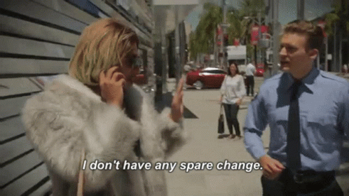 Joanne The Scammer Walking Away GIF