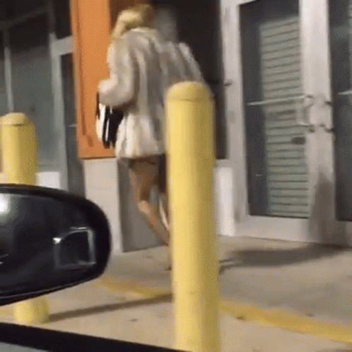 Joanne The Scammer Rolling Over The Pavement GIF