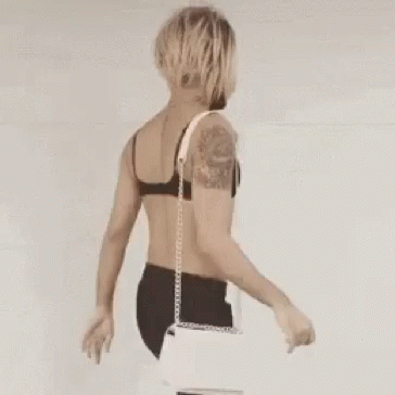 Joanne The Scammer Lingerie Walk GIF
