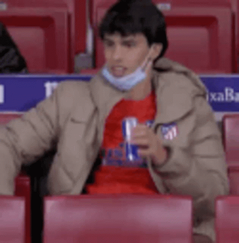 Joao Felix Drink Beer GIF
