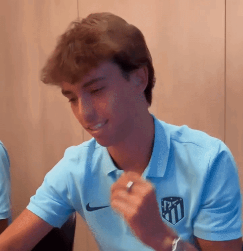 Joao Felix Itchy Head GIF