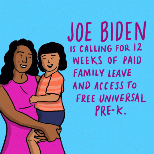 Joe Biden Calls for 12 Weeks Paid Family Leave and Universal Pre-K