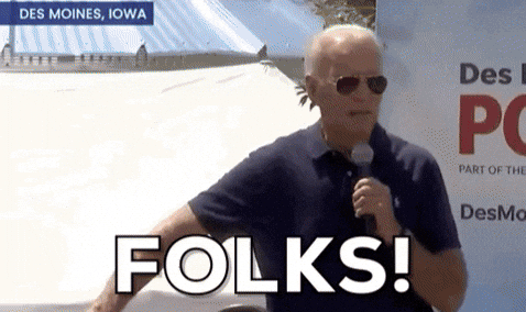 Joe Biden Cmon Man I'm On Your Side GIF
