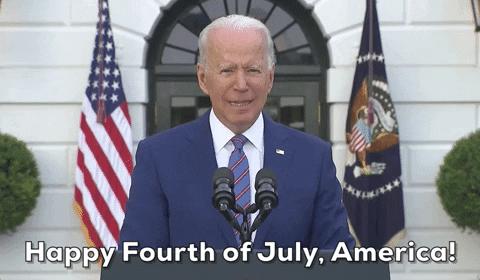 Joe Biden Happy Fourth Of July America GIF