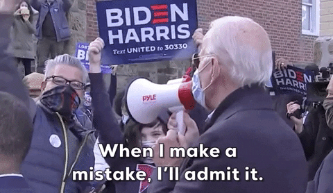 Joe Biden Holding Megaphone GIF