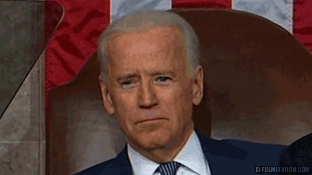 Joe Biden Joyous Face GIF