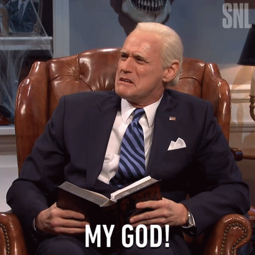 Joe Biden Says My God GIF