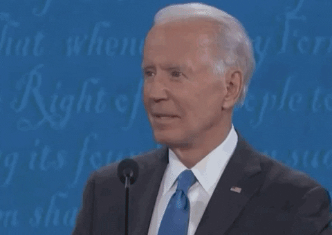 Joe Biden Shocking Eyes Meme GIF