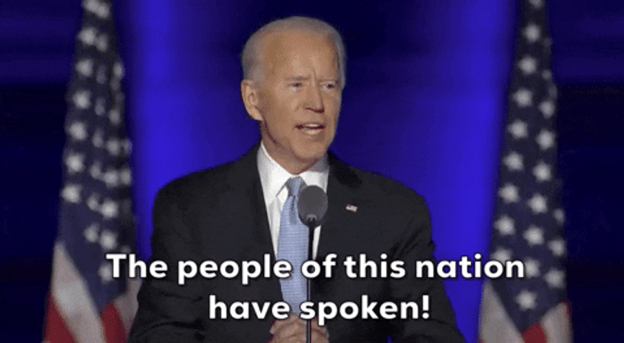 Joe Biden Victory Speech GIF