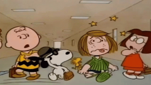 Joe Cool With Charlie Brown Peppermint Patty GIF