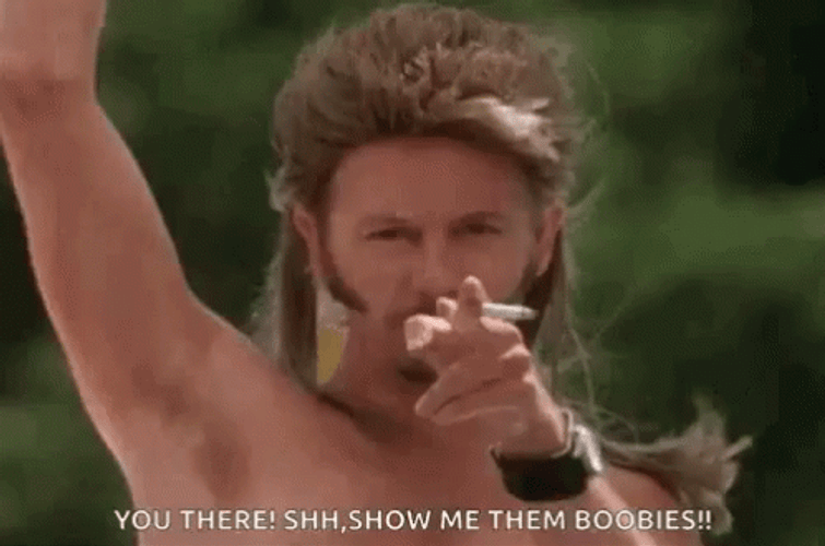 Joe Dirt You There Show Me The Boobies GIF