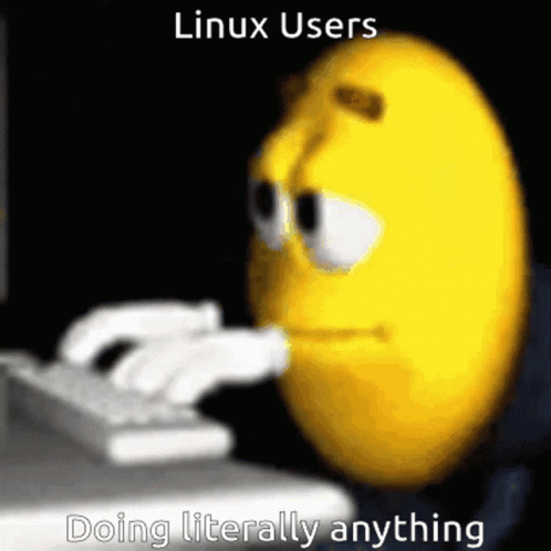 Joe Emoti Linux Users GIF