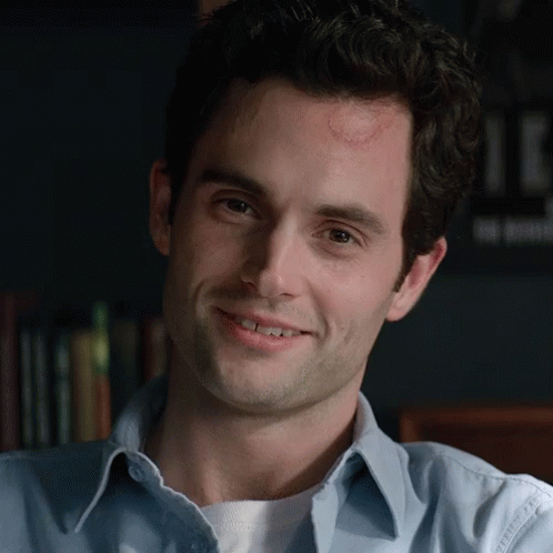 Joe Goldberg Handsome Chuckles GIF