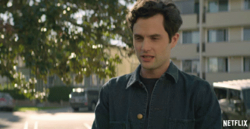 Joe Goldberg Raising Eyebrows Okay GIF