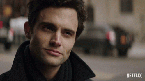 Joe Goldberg Suspicious Smile GIF