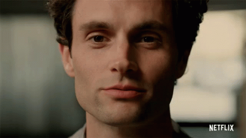 Joe Goldberg Weird Smile GIF