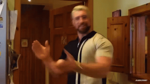 Joe Hendry Clapping Nonstop GIF