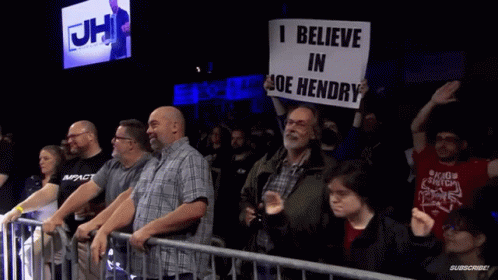 Joe Hendry We Believe In Him GIF