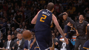 Joe Ingles Approach The Team GIF