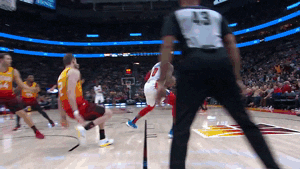 Joe Ingles Court Slides GIF