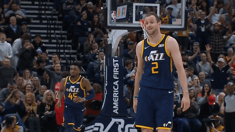 Joe Ingles Looking Back GIF